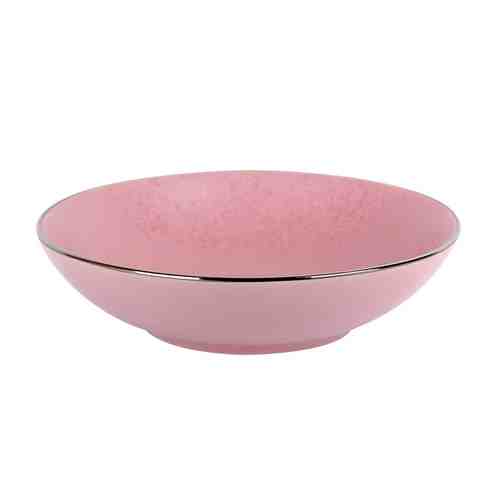 Тарелка NUOVA CASA Elite pink 20см глубокая фарфор арт. 1001325952