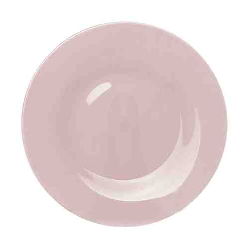 Тарелка обеденная PASABAHCE Boho, 26см, стекло, цвет: розовый арт. 1001224659