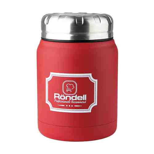 Термос RONDELL Red Picnic 0,5л с широким горлом нерж.сталь арт. 1001268454