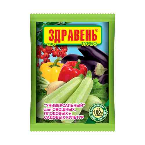 Удобрение для овощных культур Здравень турбо 150г арт. 1000882186