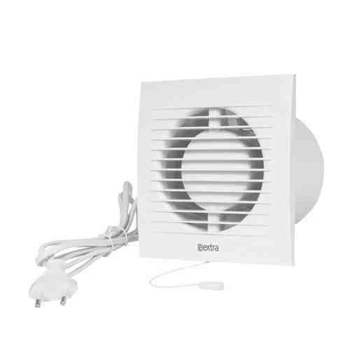 Вентилятор фланцевый EUROPLAST EE100WP белый шнур-выключатель арт. 1001418101