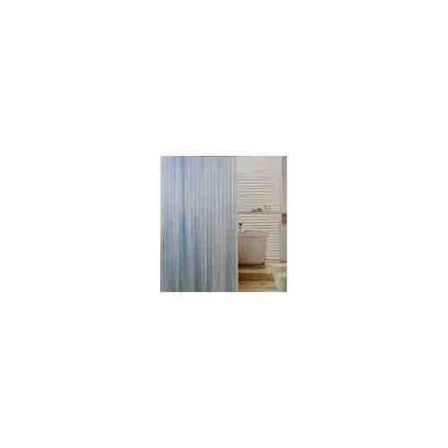 Занавеска для ванной OFELIS 180х180 см, полиэстер, голубая полоска арт. 1001132569