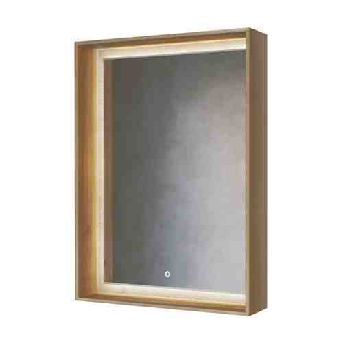 Зеркало RAVAL Frame 75 см с подсветкой дуб трюфель арт. 1001270566